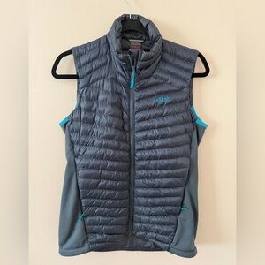 Rab Cirrus Flex 2.0 Puffer Vest Pertex Primaloft‎ Pockets Blue Women's Size S